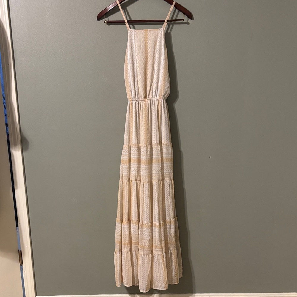 Chic Cream Maxi Dress